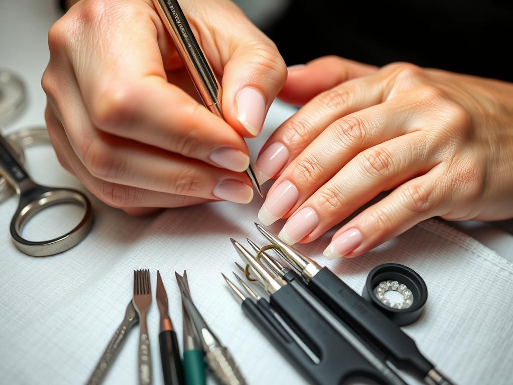 Alongamento de Fibra de Vidro demonstrado no Curso de Manicure Profissional Faby Cardoso Alongamento de Fibra de Vidro demonstrado no Curso de Manicure Profissional Faby Cardoso