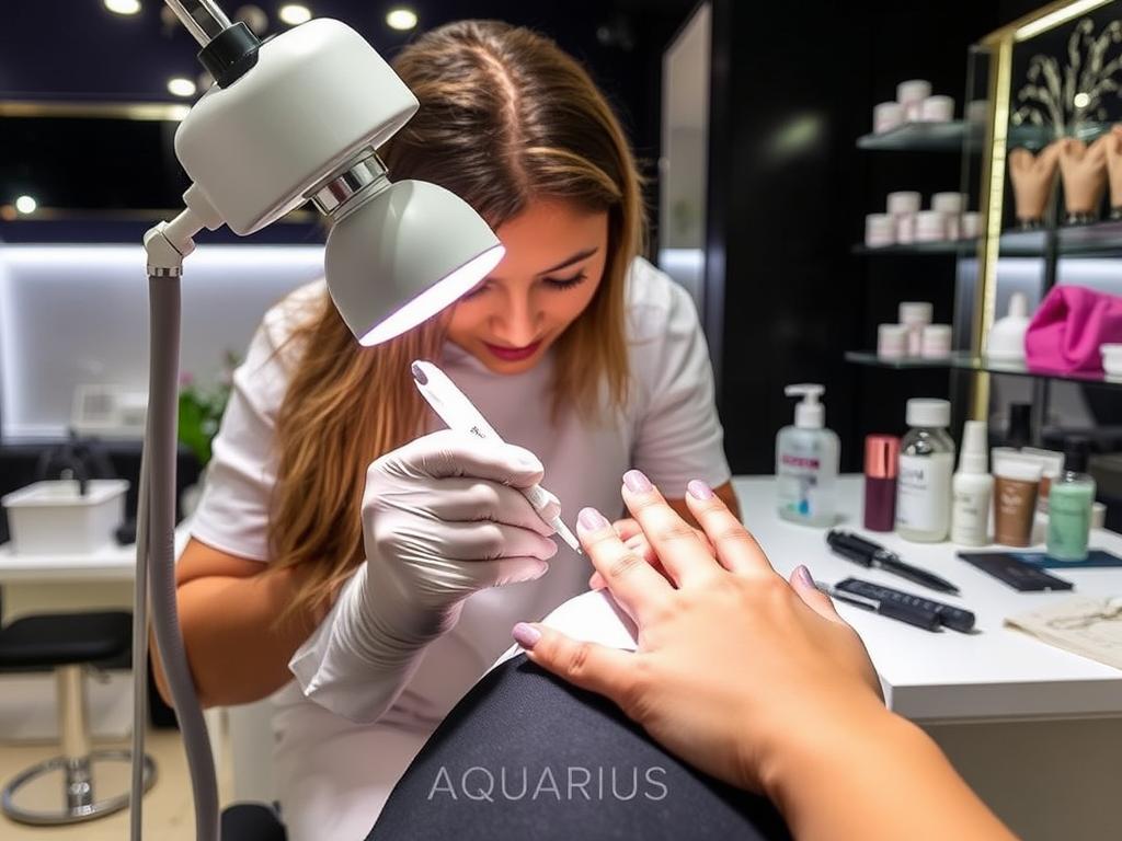 Serviço de alongamento em acrílico no Studio Aquarius, esmalteria perto de mim em Curitiba Serviço de alongamento em acrílico no Studio Aquarius, esmalteria perto de mim em Curitiba