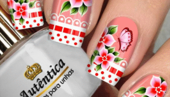 Unhas Decoradas com Flores: Tendências e Inspirações