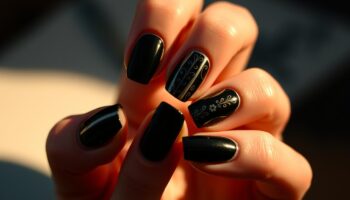 Minhas Unhas Decoradas Pretas Incríveis