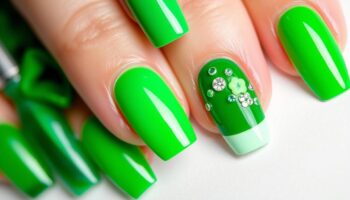 Unhas Decoradas Verdes: 7 Ideias Inspiradoras