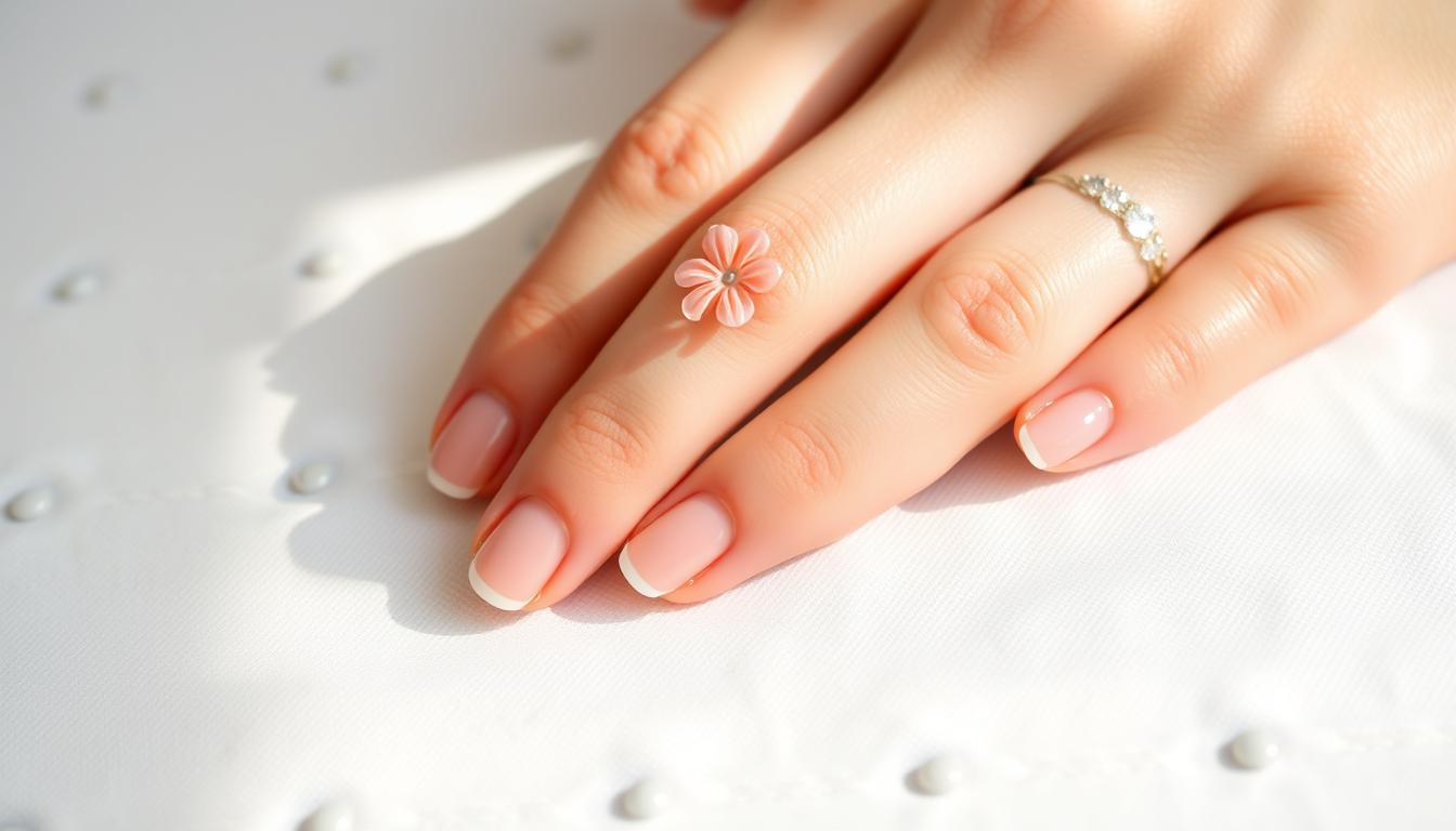 Unhas delicadas decoradas