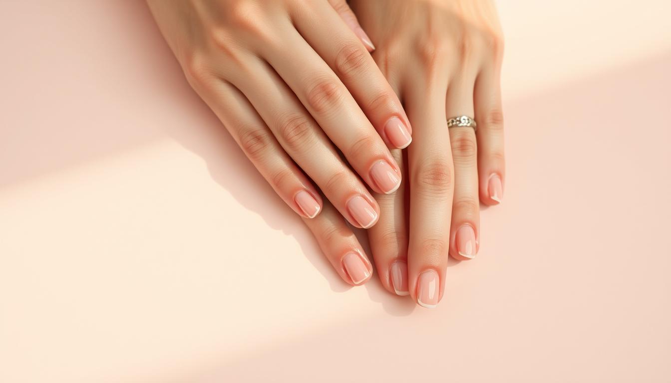 Unhas delicadas e simples