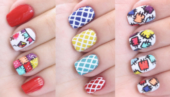 Minhas unhas simples e elegantes para São João