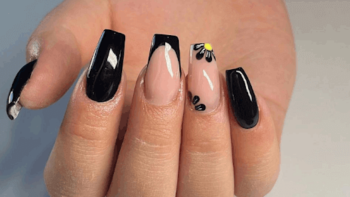Unhas de Gel Francesinha Preta: O Estilo Que Você Precisa